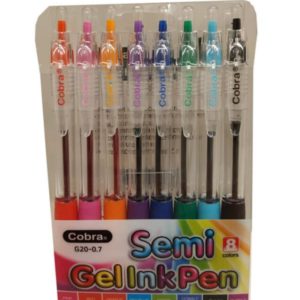 עטי 0.7 לחצן מארז 8 צבעים