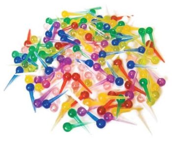 סיכות פלסטיק לנעיצה בקלקר- לפי צבע