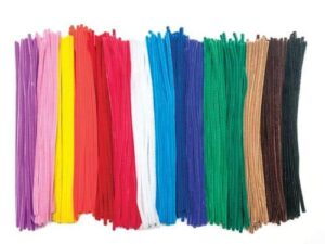מנקה מקטורות צבעוני מעורב 100 יח`