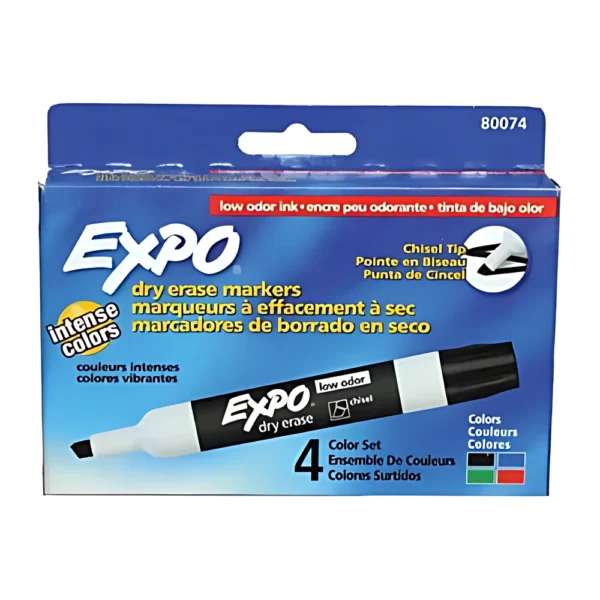 טוש ללוח מחיק- 4 צבעים EXPO