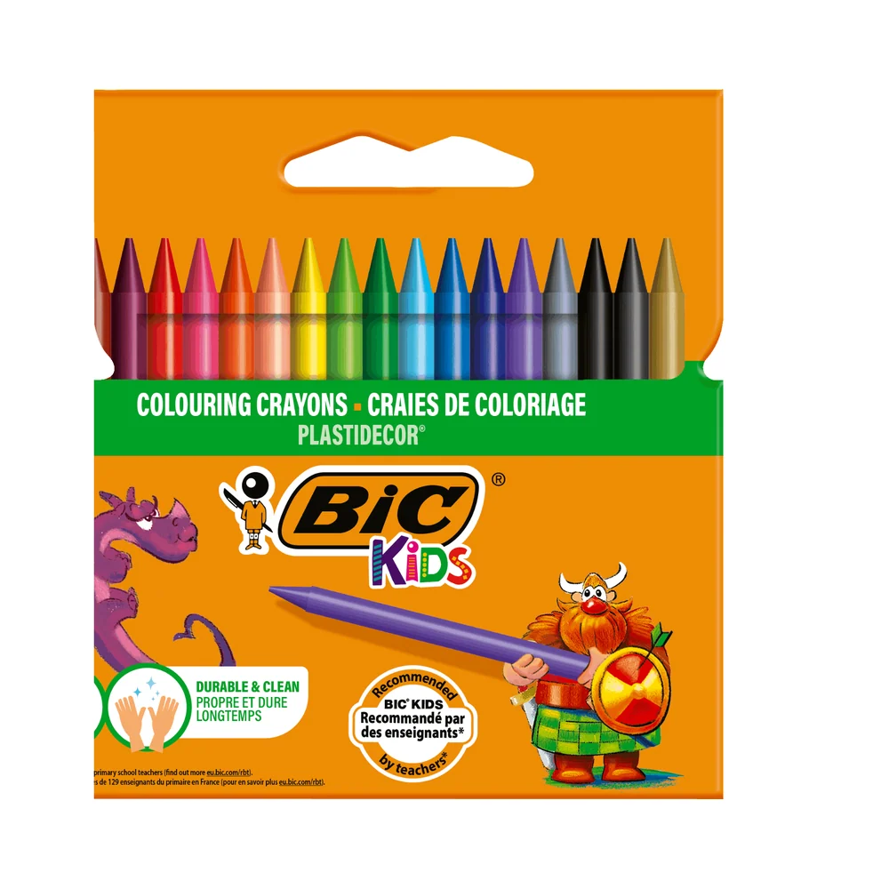 מארז 18 צבעי פסטל ביק Bic