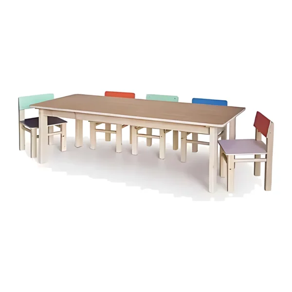 שולחן עץ 60/120