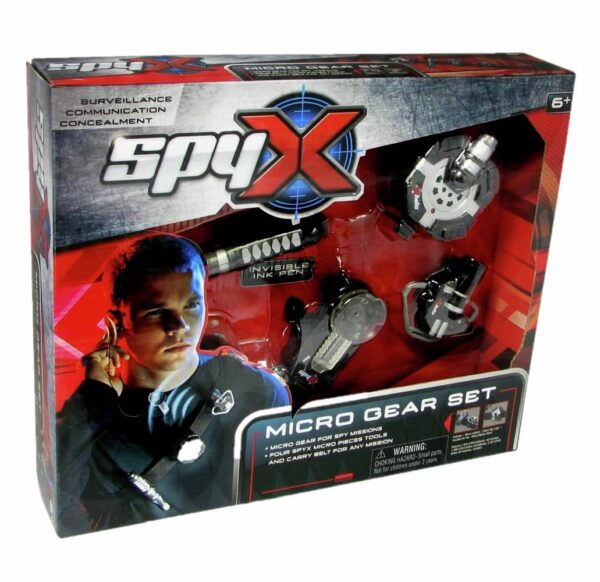 חגורת עזרים עם 4 מכשירי ריגול SPY X