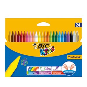 צבעי פסטל ביק Bic מארז 24 צבעים