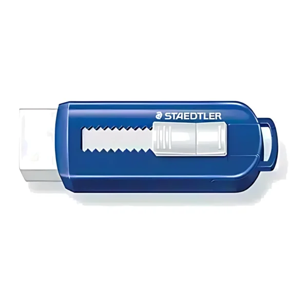 מחק כחול בגוף פלסטיק STAEDTLER