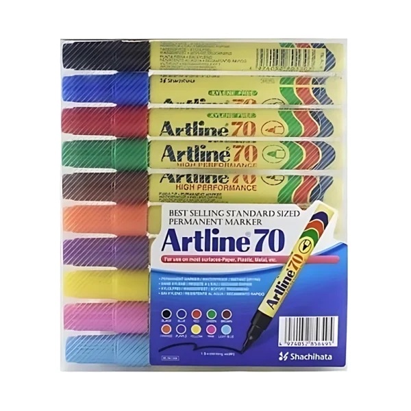 מארז 10 טוש סימון ארטליין 70