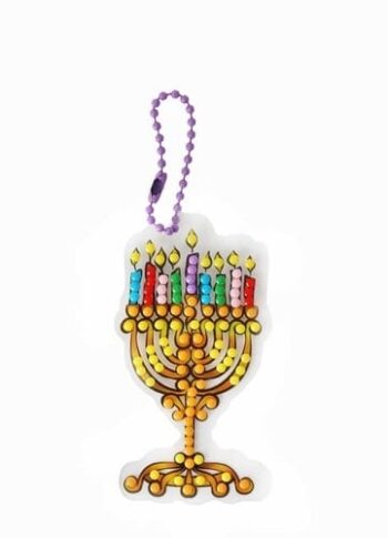 קיט יהלומים חנוכה חנוכיה
