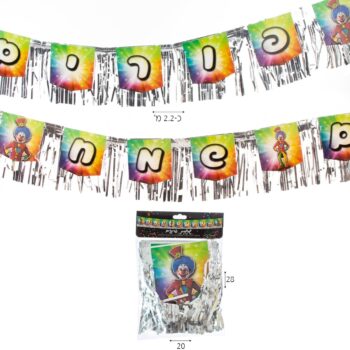 שרשרת פורים שמח פרנזים 2 מ’