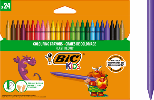 מארז 24 צבעי פסטל ביק Bic