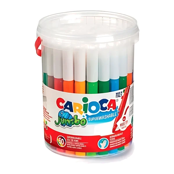 מארז 48 טושים עבים CARIOCA JUMBO