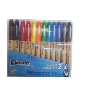 12 טושים פרמננטים