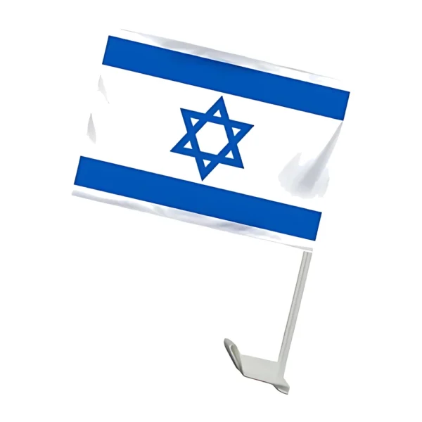 דגל ישראל נתלה לרכב