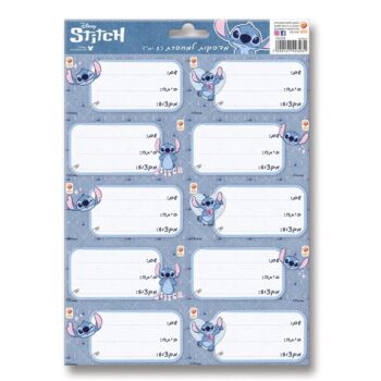 מדבקות למחברת דגם לילו וסטיץ