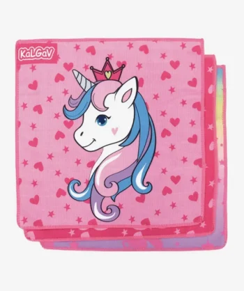 סט 3 מפיות אוכל Unicorn-חד קרן
