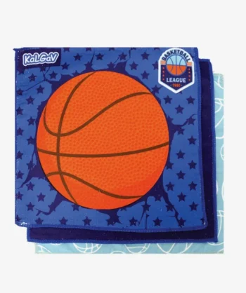 סט 3 מפיות אוכל Basketball-כדור סל