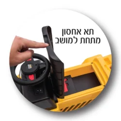 ⁦משאית העמסה קטר ממונעת- קטרפילר דוברת עברית⁩ – תמונה ⁦4⁩