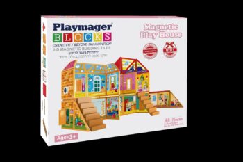 בית משחק מגנטי להרכבה – Playmager