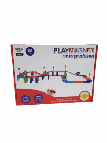 PLAYMAGNET – מסלול מרוץ מגנטי | 100 חלקים