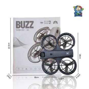 רחפן מתקדם BUZZ–(כולל שלט עם מסך)