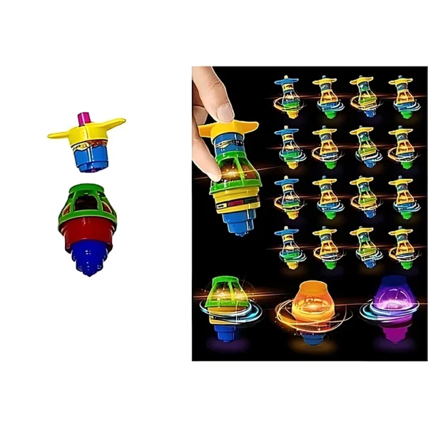 סביבון אור קפיץ