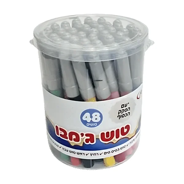 48 טושים עבים בכוס -זפיר