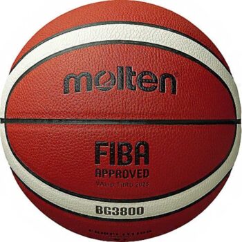 כדורסל Molten BG3800 מידה 5 | כדור עור סינטטי מאושר FIBA