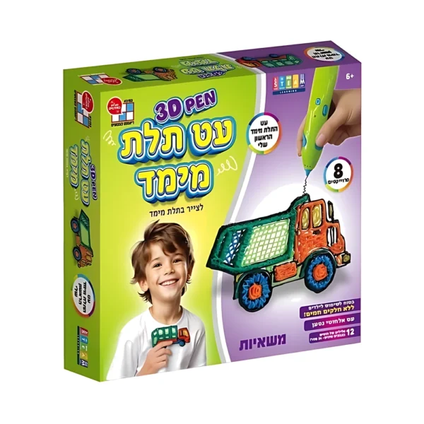 עט תלת־ממד PRO-דגם מכונית