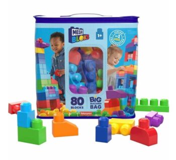 מגה בלוקס  – ערכת הרכבה צבעונית עם 80 חלקים