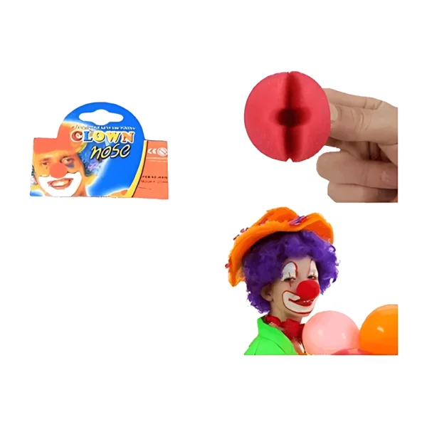 אף ספוג ליצן אדום