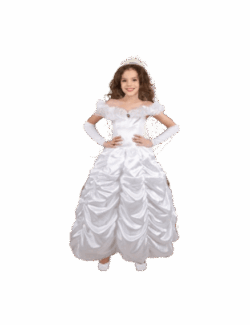 תחפושת נסיכה לבנה-אדר