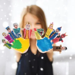 ⁦בובות תיאטרון אצבע 4 יחידות⁩ – תמונה ⁦5⁩