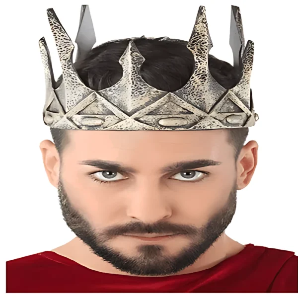 כתר מלך מפואר מחומר PU איכותי