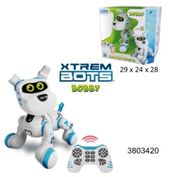 כלב רובוט בובי עם שלט – מגיב למגע | XTREM BOTS