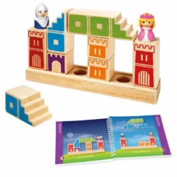 ⁦נסיך ונסיכה – משחק חידות מעץ⁩ – תמונה ⁦2⁩