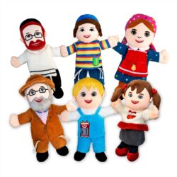 ⁦מצווה קינדער מנצ'עלך סט 6 בובות תאטרון⁩ – תמונה ⁦2⁩
