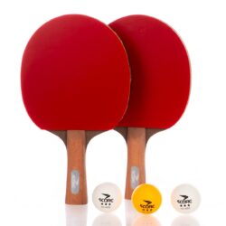 ⁦ערכת פינג פונג – זוג מטקות ו 3 כדורים בנרתיק SCORE⁩ – תמונה ⁦2⁩
