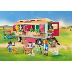 ⁦פליימוביל חווה – עגלת בית קפה עם גינת ירק 71441⁩ – תמונה ⁦2⁩