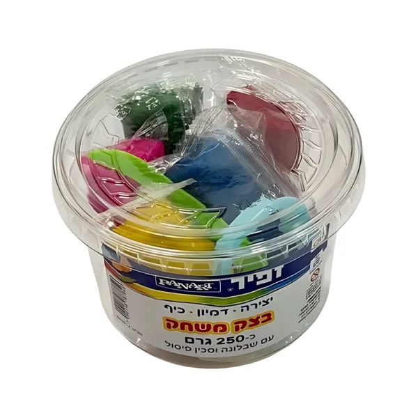 בצק משחק ליצירה בגביע זפיר -250 גר'