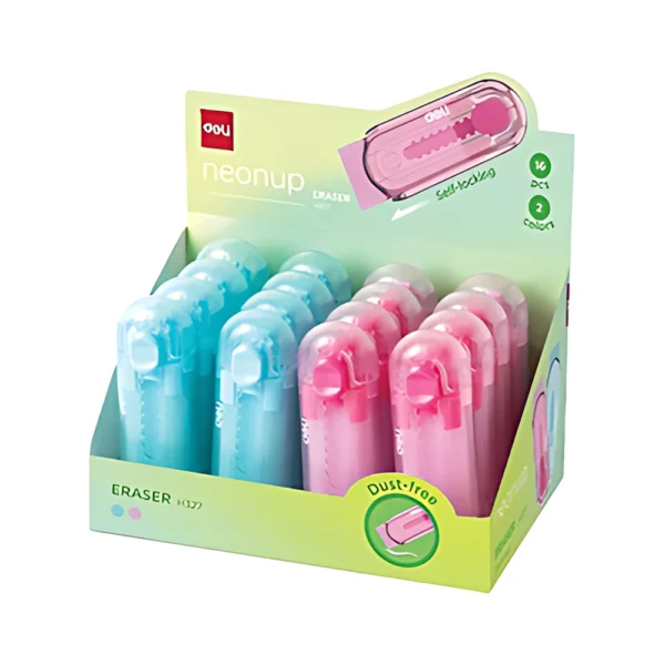 מחק נשלף בגוף פלסטיק Deli Neonup