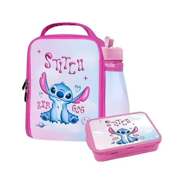 סט תיק אוכל קופסה ובקבוק לילו וסטיץ