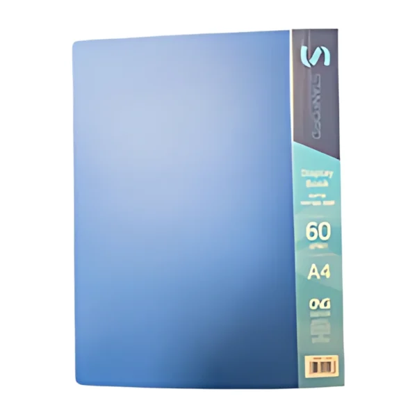 קלסר אינדקס 60 דף A4 [גדול]-כחול