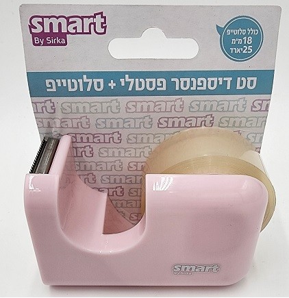 1-142.jpg דיספנסר +סלוטיפ 18*25 פסטל ורוד סמארט – תמונה 1