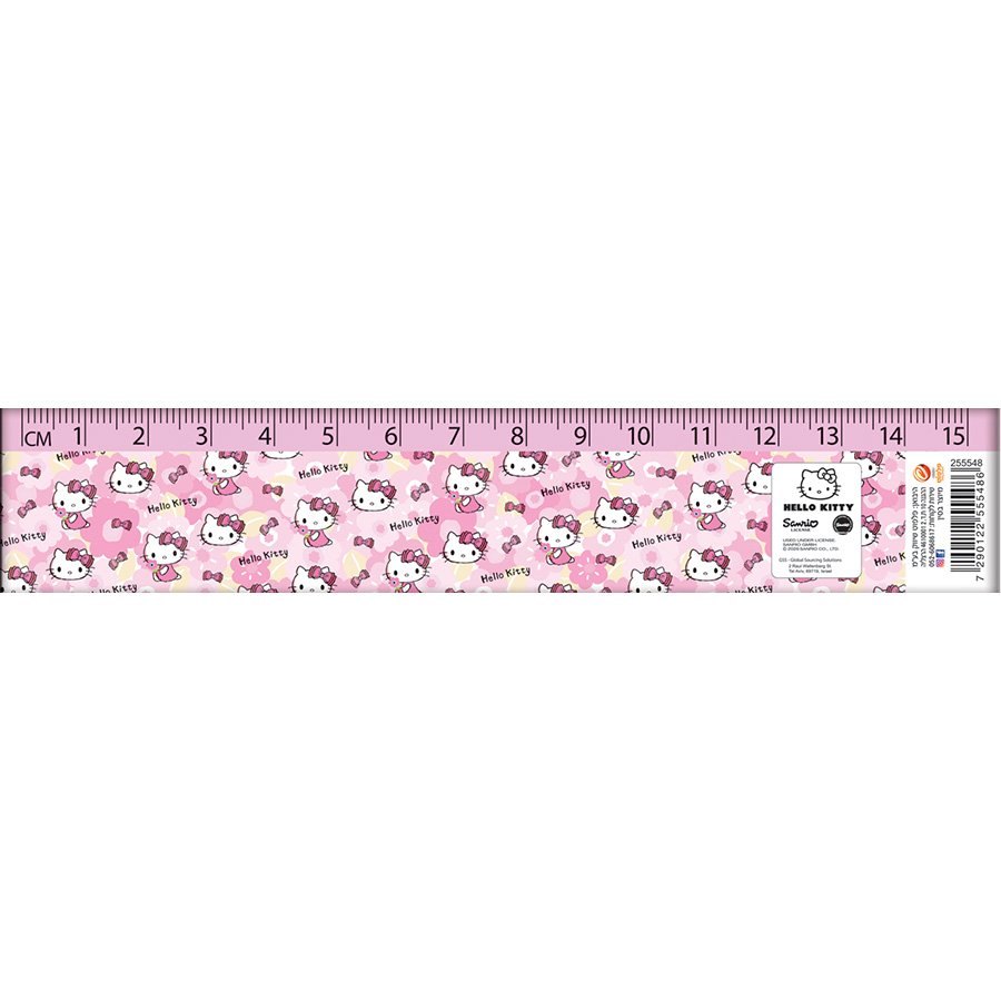 1-223.jpg סרגל 15 ס"מ הלו קיטי – תמונה 1