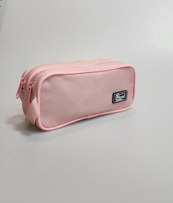 קלמר 2 תאים ורוד פסטל