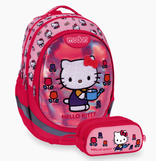תיק אורטופדי Air Flex Bag+קלמר- הלו קיטי בגינה