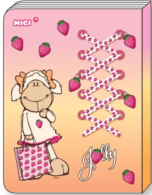 1-85.jpg NICI אוגדן מחברות ג'ולי תותים – תמונה 1