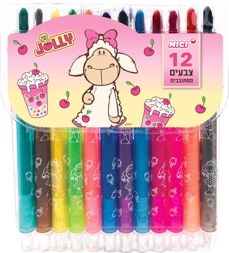 1-95.jpg NICI סט 12 צבעים צבעוניים מסתובבים – תמונה 1