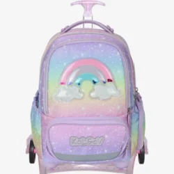 ⁦המארז המושלם X-FIX קל גב - TROLLEY Rainbow⁩ – תמונה ⁦4⁩