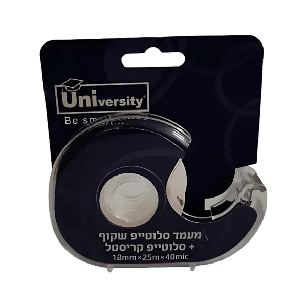 מעמד סלוטייפ שקוף +סלוטייפ