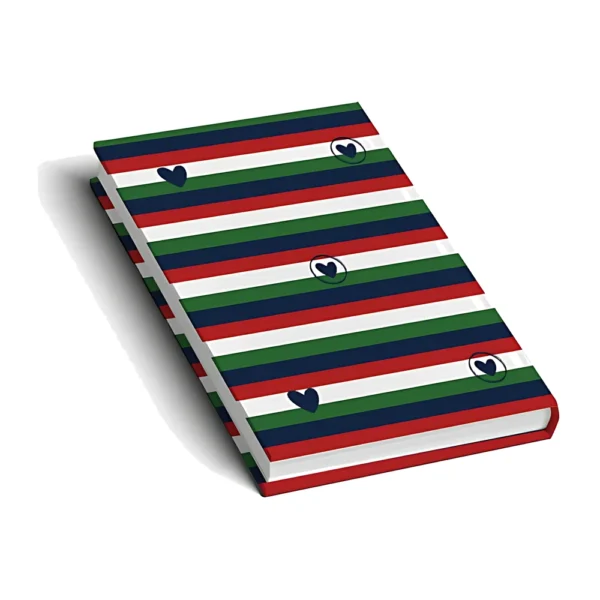 גליל נייר עטיפה 100*70ל Green Red לב אדום ירוק